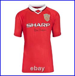 Framed Sir Alex Ferguson Signed Manchester United Shirt 1999 Champions League