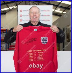 Framed Sir Geoff Hurst Signed 1966 England Shirt Special Edition Compact