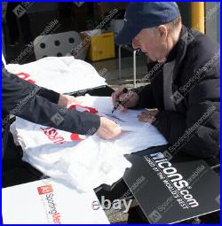 Framed Sir Geoff Hurst Signed England T-Shirt Hurst 10 Premium Autograph