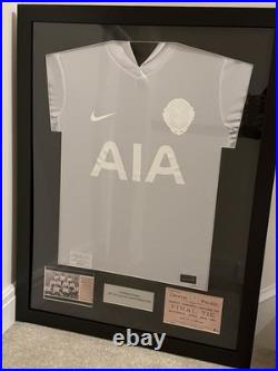 Framed Tottenham 125 year anniversary Shirt 1901 FA CUP Football Jersey Spurs