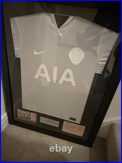 Framed Tottenham 125 year anniversary Shirt 1901 FA CUP Football Jersey Spurs