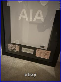 Framed Tottenham 125 year anniversary Shirt 1901 FA CUP Football Jersey Spurs
