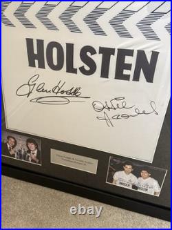 Framed Tottenham Ossie Ardiles Glenn Hoddle Framed Shirt With Signature No COA