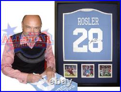 Framed Uwe Rosler Signed Manchester City 28 Football Shirt Coa & Proof