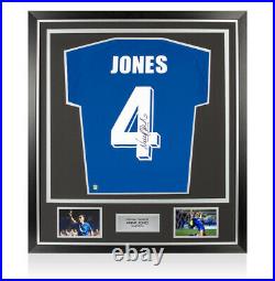 Framed Vinnie Jones Signed AFC Wimbledon Shirt Number 4 Premium