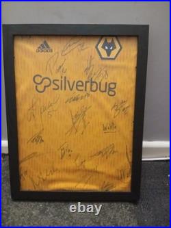Framed Walves Team Signed Shirt 2020 2021