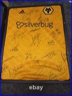Framed Walves Team Signed Shirt 2020 2021