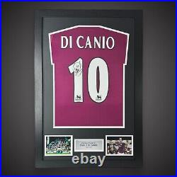 Framed West Ham United Hand Signed Shirt By Paolo Di Canio With COA £199