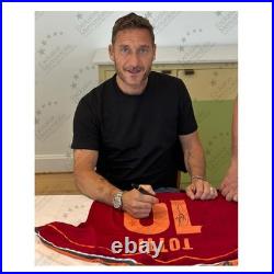 Francesco Totti Signed AS Roma 1998-99 Football Shirt Francesco Totti Signed AS Roma 1998-99 Football Shirt