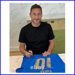 Francesco Totti Signed Italy 2022-23 Football Shirt
