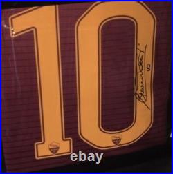 Francesco Totti Signed Roma Shirt 16/17 w Authentic Proof