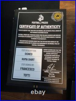 Francesco Totti Signed Roma Shirt With COA