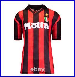 Franco Baresi Signed AC Milan Shirt Home, 1994 Autograph Jersey