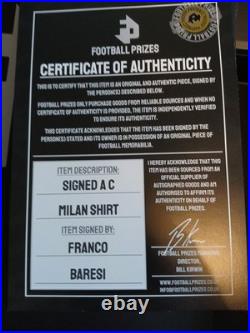 Franco Baresi Signed Ac Milan 1984 Shirt with COA