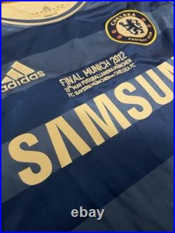 Frank Lampard Chelsea 2012 Champions League Final Shirt Hand Signed