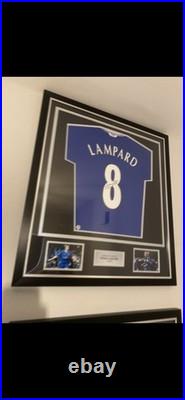 Frank Lampard Chelsea FC Shirt Signed Framed