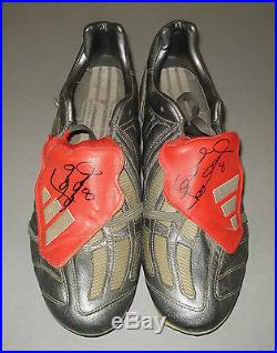 Frank Lampard Match Worn & Signed Adidas Predator 2002 Mania Football Boots COA
