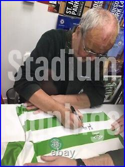Frank McGarvey signed Celtic Shirt / Proof / COA