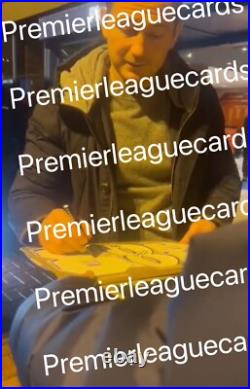 Frank lampard genuine hand signed Chelsea 11 12 UCL home shirt photo proof + COA