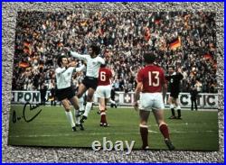 Franz Beckenbauer Hand Signed 12x8 Photograph for Germany with COA
