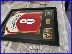 Freddie Ljungberg Signed Football Shirt Framed with COA Freddie Ljungberg Signed Football Shirt Framed with COA