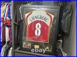 Freddie Ljungberg Signed Football Shirt Framed with COA
