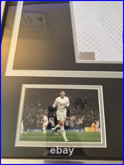 GENUINE Spurs 22/23 Signed framed HEUNG-MIN SON Jersey