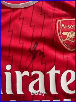 Gabriel Martinelli Arsenal FC Winger Signed Arsenal Shirt