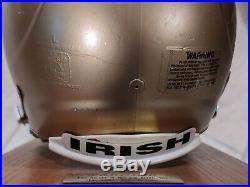 Game Used Worn Notre Dame Fighting Irish Helmet & Hand-signed By Ara Parseghian