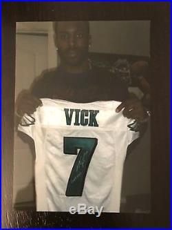 Game Used/Worn Philadelphia Eagles Signed Mike Vick #7 Reebok Jersey NFL COA