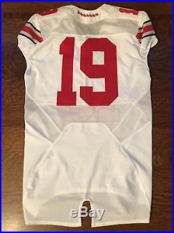 Gareon Conley 2014 Ohio State Buckeyes Game Issue Football Jersey Signed PSA/DNA
