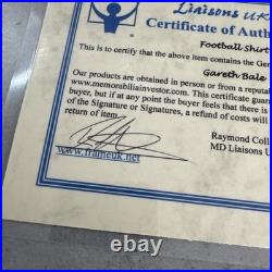 Gareth Bale signed Real Madrid shirt with COA