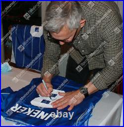 Gary Lineker Signed Everton Shirt Home, 1986, Number 8 Gift Box