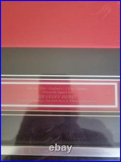 Geoff Hurst Signed and Framed England 1966 Shirt