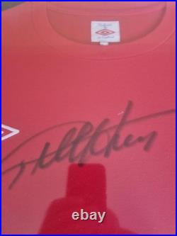 Geoff Hurst Signed and Framed England 1966 Shirt