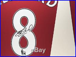 Gerrard and Salah Liverpool Signed Shirt Display with COA