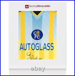 Gianfranco Zola Signed Chelsea Shirt 1998 Away Gift Box Autograph Jersey
