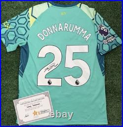Gianluigi Donnarumma Signed Manchester City 26/27 Shirt with EXACT VID PROOF & COA