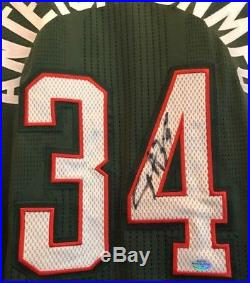 Giannis Antetokounmpo Signed Bucks REV30 Autograph NBA Auto Rookie Jersey GA COA