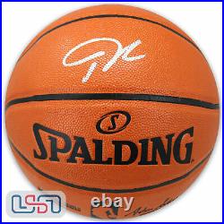 Giannis Antetokounmpo Signed Milwaukee Bucks Spalding NBA Basketball JSA Auth