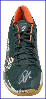 Giannis Antetokounmpo Signed Right Green Nike Zoom Freak 2 Shoe BAS ITP