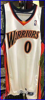 Gilbert Arenas Signed Game Issued Pro Cut 03-04 Warriors Jersey