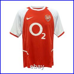 Gilberto Silva Signed Arsenal Soccer Jersey #19 with Beckett COA