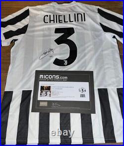 Giorgio Chiellini Juventus F. C. Autographed Home Jersey