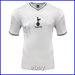 Glenn Hoddle Front Signed Tottenham Hotspur 1981 Home Football Shirt