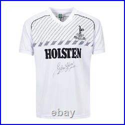 Glenn Hoddle Signed Tottenham Hotspur 1986 Home Shirt Spurs Memorabilia