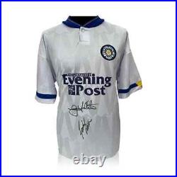 Gordon Strachan Gary McAllister Signed Leeds 1992 Shirt