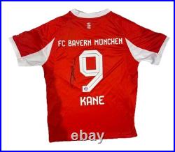 HARRY KANE Bayern Munich Signed 25/26 Home Football Shirt RARECOA HARRY KANE Bayern Munich Signed 25/26 Home Football Shirt RARECOA