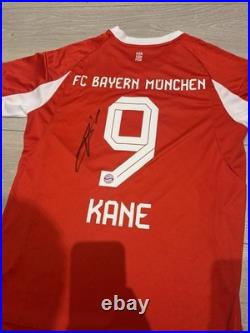 HARRY KANE Bayern Munich Signed 25/26 Home Football Shirt RARECOA