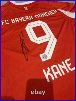 HARRY KANE Bayern Munich Signed 25/26 Home Football Shirt RARECOA
